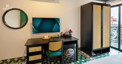 Chambre avec 2 lits, balcon