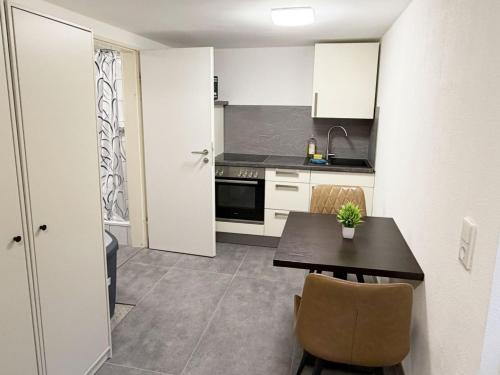 廚房, Ferienwohnung in Egelsbach bei Frankfurt am Main in 埃格爾斯巴赫