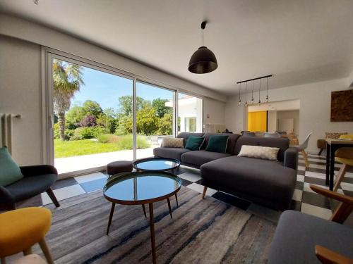 Koplietošanas atpūtas telpa ar TV, Magnifique villa 5 etoiles avec piscine privee parc 2 ha in Saint-Florent-des-Bois