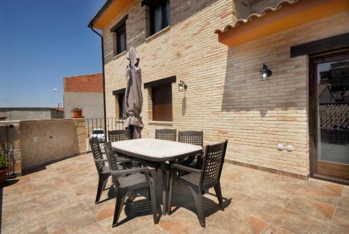 balkon/terras, Apartamentos de turismo rural Las Eras in Castelseras