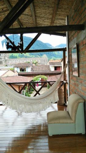 Erkély/terasz, Hotel Kantarrana Urbana Jardin in Jardin