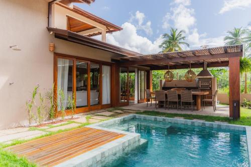 Casa Palma - Condomínio pé na areia na Península de Maraú, Marau