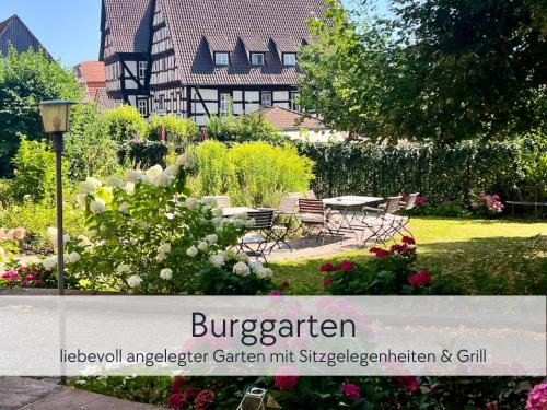 Létesítmények, GRÄFIN AMALIA - Elegantes Apartment in der historischen Hinterburg Schlitz- nahe Fulda (Amalias Burgwohnung - stilvolles Apartment mit Aufzug & Garten in der Hinterburg Schlitz - 2 Schlafz) in Schlitz