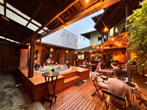餐廳, 綠色港灣旅舍 (Green Haven Hostel) in 烏巴圖巴