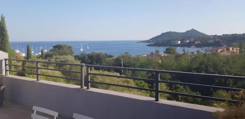View, Architect-designed villa, overlooking Agay Bay in Sainte-Guitte