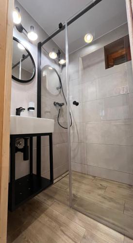 浴室, Chata Sauna Sosna in 上魯日巴希