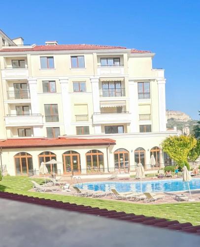 Balcony/terrace, Two Bedroom Apartment Four Seasons - FREE PARKING - Complex Carpe Diem in Balchik