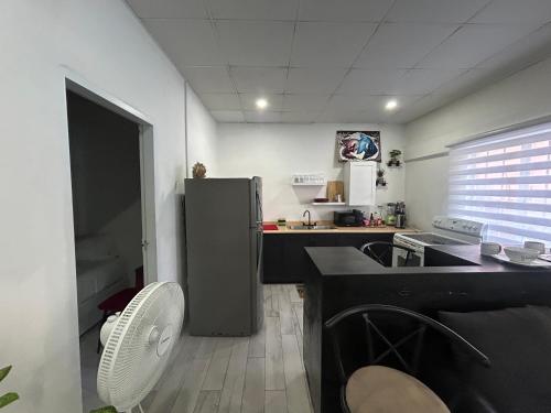 Kitchen, Uptown POS 2 bedroom WiFi, AC, coffee walkable to everything in Woodbrook