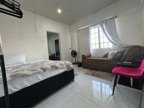 Uptown POS 2 bedroom WiFi, AC, coffee walkable to everything in Woodbrook