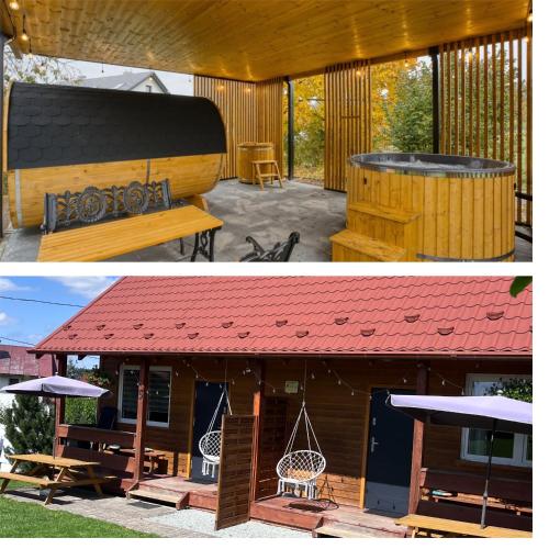 Domki całoroczne U Iwony#sauna#balia – khách sạn tại Czermna