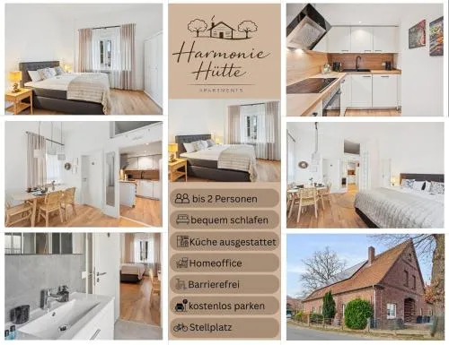 "Harmonie Hütte" warmherzig eingerichtetes und ruhig gelegenes Appartement! in Minden, Deutschland