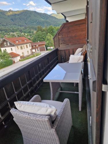 Balcony/terrace, Ferienwohnung Elektra in Marquartstein