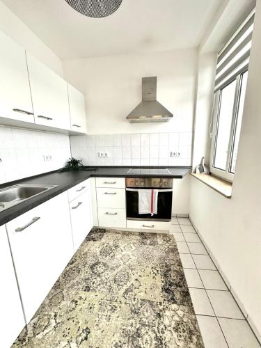 Küche, Bright temporary apartment in Schkeuditz near Flughafen Leipzig/Halle