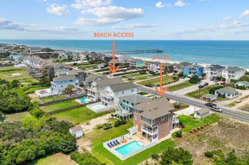 The Beachcomber - Nags Head MP 12 125 Yds to Beach Ocean View Elevator Pool Hot Tub - image 3