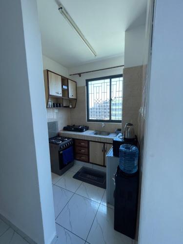 Kitchen, Tulivu Sentosa 1bdrm Apartment in Bamburi in Mombasa