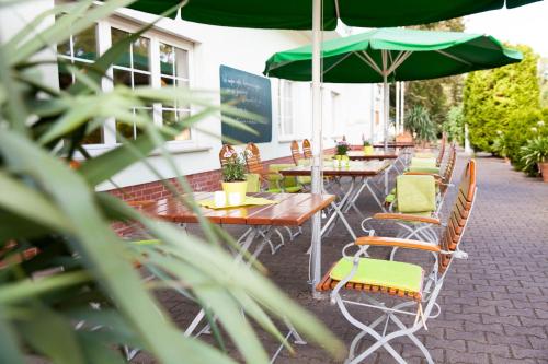 Erkély/terasz, Hotel Am Meilenstein in Jerichow