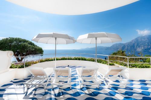 Terraza/balcón, Hotel Il Pino in Praiano