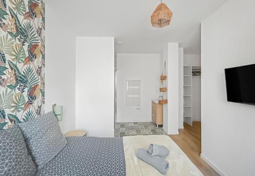 Maison moderne T5 · 4 ch sdb privatives · Terrasse – khách sạn tại Beaulieu