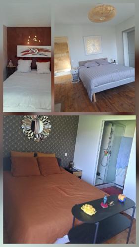 Chambre avec salle de bain privative chambre d'hôte Pouchenirgue