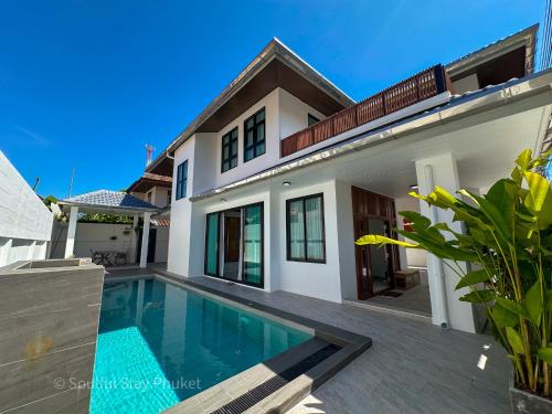 Exterior view of Modern Private Pool Villa Kathu Newly Renovated I Soulful Stay Phuket
