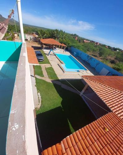 Peldbaseins, Pousada Paraiso in Euclides Da Cunha