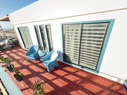 Balkons/terase, Comodo apartamento en un segundo piso en playa las piscinas in Chanaral