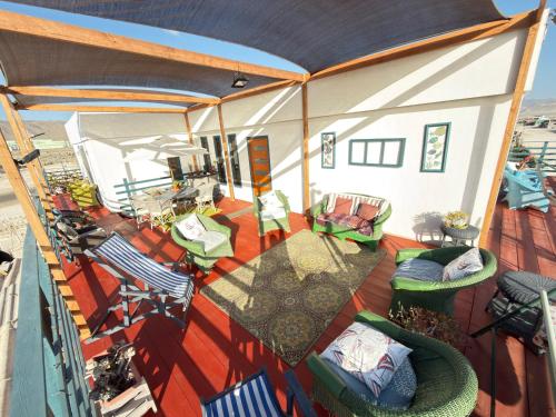 Balkons/terase, Comodo apartamento en un segundo piso en playa las piscinas in Chanaral