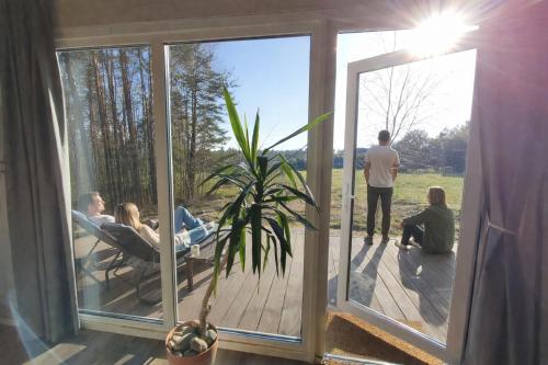 Modern Sauna Cabin in Horse Ranch in Paukštakiai