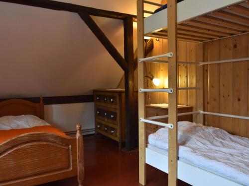 Holiday home in a quiet, authentic mountain village with a view of the surrounding hills in Zlata Olesnice