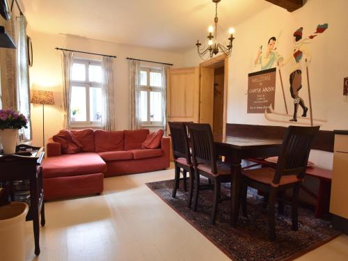 Holiday home in a quiet, authentic mountain village with a view of the surrounding hills in Zlata Olesnice