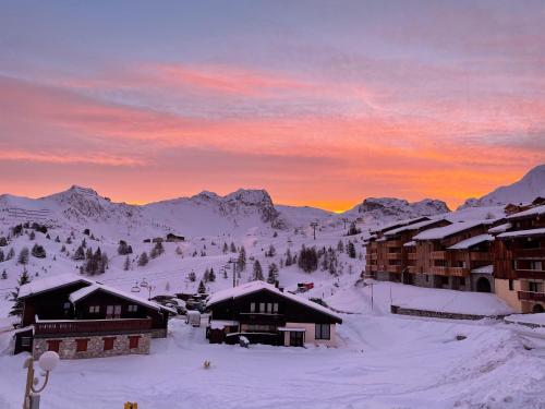 View, Ski-in ski-out duplex in La Plagne