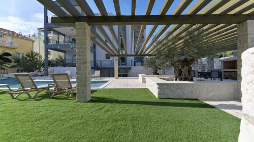 花園, Luxury Apartment Nala with shared pool in 舍維