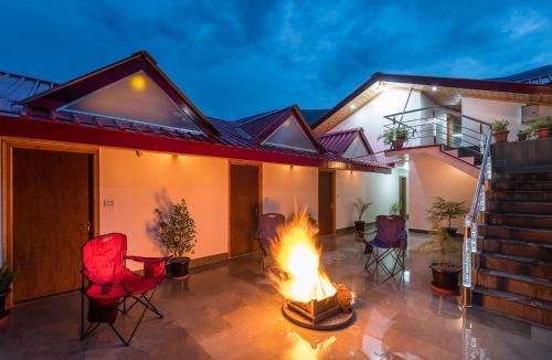 Balkons/terase, Hotel Kullu Valley - A River Facing Boutique Hotel in Kulu