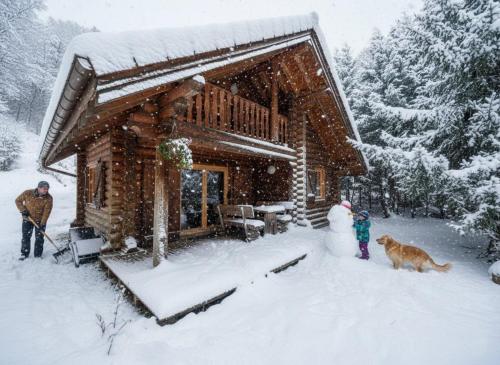 L'OURSBLANC Chalet Individuel en Rondins                                                         in La Bresse