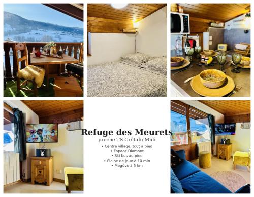 Le Refuge des Meurets 4 pers 2 lits proche Télésiège du Crêt du Midi 1 parking Baclom