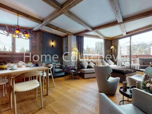 Courchevel 1850, 4 chambres, 8 pers, accès pistes, parking - FR-1-575-222 - Location saisonnière - Courchevel