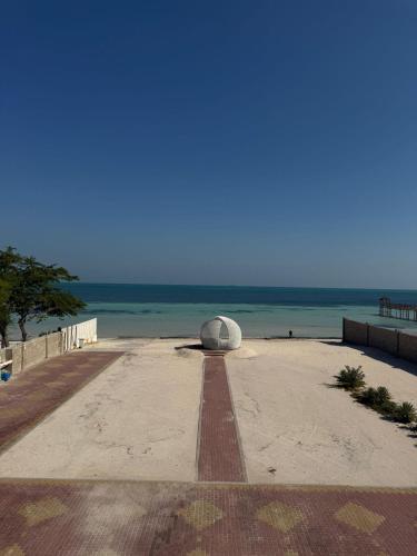 Beachfront House with Private Dome & Sea Views in Al Khor