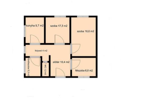 Hold-on apartman in Gyula