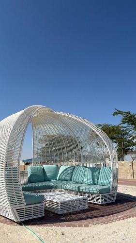 Beachfront House with Private Dome & Sea Views in Al Khor