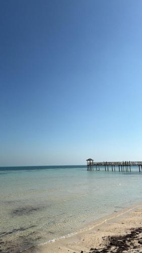 Beachfront House with Private Dome & Sea Views in Al Khor