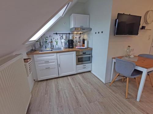 kök, Ferienwohnung Nordlicht 2- Urlaub f?r zwei in toller Lage in Norddeich