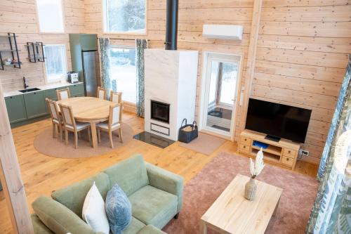 Küche, Villa Siltasaari in Sotkamo