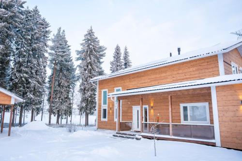 Unterkunft von außen, Villa Siltasaari in Sotkamo
