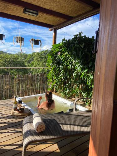 景觀, Chalé Makar - Hidromassagem aquecida e vista para as montanhas (Chale Makar - Hidromassagem aquecida e vista para as montanhas) in 桑塔納杜裡亞舒