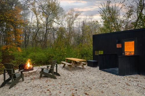 ทัศนียภาพภายนอกโรงแรม, Postcard Cabins Western Catskills in รอสโค(นิวยอร์ก)