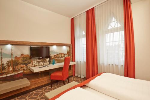 1 double bed