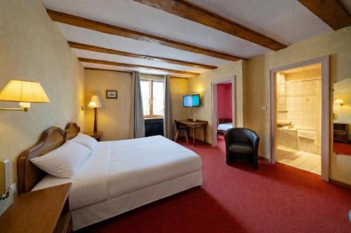 Chambre avec 2 lits, confort