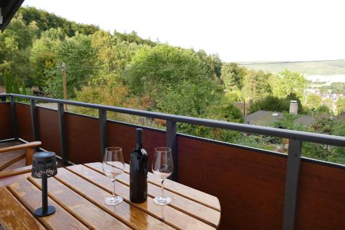Balkons/terase, Ferienhaus Kruko in Reinhardshagen