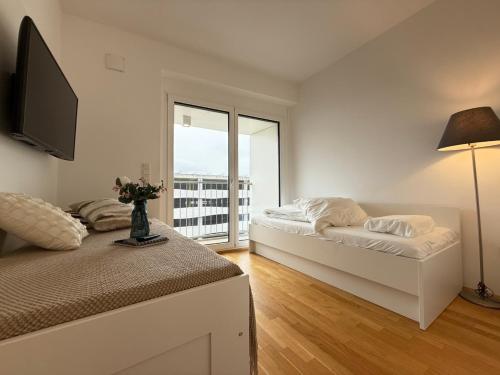 Entire apartment next to exhibition and Messe