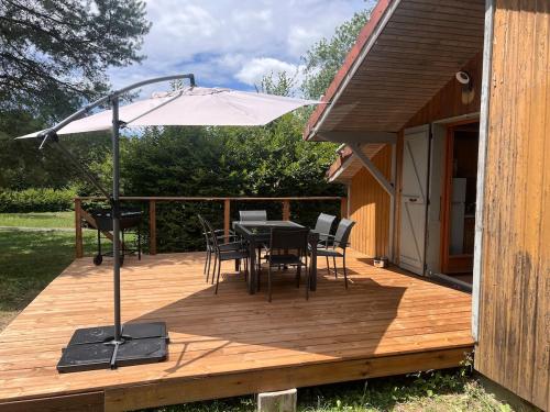 Balkons/terase, CHALET Cosy in Uxelles